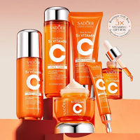 Vitamin C Skincare Set (6-Piece) - Brightening, Dark Spot Correction & Anti-Aging Kit