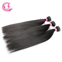CLJhair Straight Indian Human Hair Bundles – Natural Color