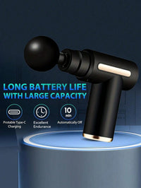 Hyundai Mini Percussion Massage Gun with Touch Screen