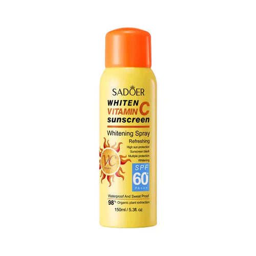 Sunscreen SPF 60 - Broad Spectrum UV Protection Spray for Face & Body