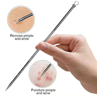 Pimple Extractor Tool Set (4pcs) - Blackhead & Whitehead Remover Kit