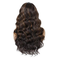 Glueless Lace Front Wig Pre Plucked Pre Cut Chocolate Brown 22 Inch HD Lace Body Wave Regular 4# Brown Lightweight 9.14 oz