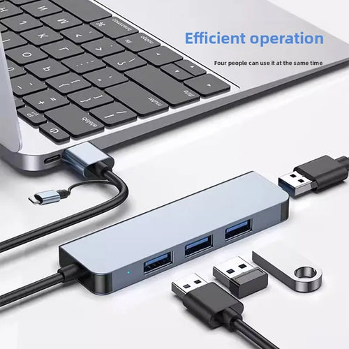 4-in-1 USB-C & USB-A Docking Station Hub