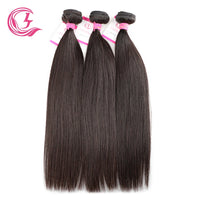 CLJhair Straight Indian Human Hair Bundles – Natural Color