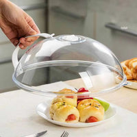 Microwave Food Splatter Cover with Handle – Splatter Guard Lid