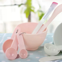 Face Mask Mixing Bowl Set - DIY Facial Mask Tools with Brush, Spatula & Measuring Spoons