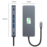 10-in-1 USB-C Hub with HDMI, USB 3.0, SD/TF & 100W PD