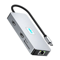 10-in-1 USB-C Hub with HDMI, USB 3.0, SD/TF & 100W PD