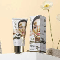 24K Gold Peel Off Face Mask - Anti-Aging, Brightening & Deep Cleansing Facial Mask