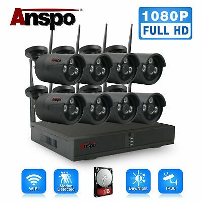 Anspo 4CH Wifi CCTV Camera kit