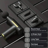 Hyundai Mini Percussion Massage Gun with Touch Screen