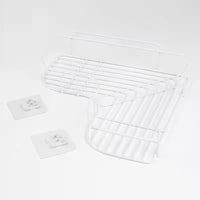 Wall Mounted Storage Shelf with Adhesive – Bathroom & Kitchen