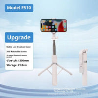 Foldable Selfie Stick Tripod with Phone Stand – Stainless Steel