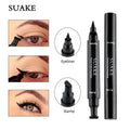 2-in-1 Eyeliner Stamp & Pen - Waterproof, Smudge-Proof Winged Eyeliner