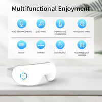 Smart Heated Eye Massager for Eye Strain Relief