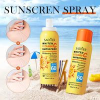 Sunscreen SPF 60 - Broad Spectrum UV Protection Spray for Face & Body
