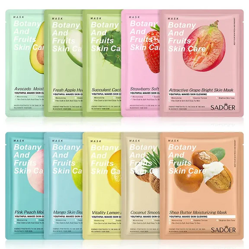 Fruit Face Mask - Moisturizing & Hydrating Facial Mask for Glowing, Soft Skin