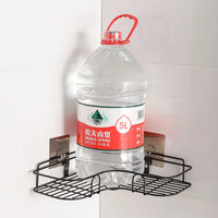 No-Drill Adhesive Shower Caddy – Bathroom Corner Shelf
