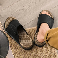 Men's Lightweight EVA Open-Toe Platform Slippers