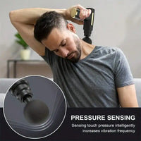 Hyundai Mini Percussion Massage Gun with Touch Screen