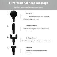 Professional Hot & Cold Facial Massage Gun with Metal Head