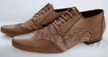 Desert Brown Leather with Jute Sack Combi