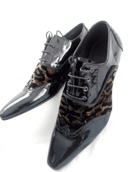 Black Mirror with Leopard Skin Combi