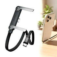 2‑in‑1 Invisible Holder Charger Cable – 240W Fast Charging Cord