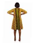 Knee-Length African Dress (LMCXDS002-005)