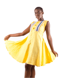 Ladies Knee-Length Dress (LIT2XDS002-084AS)