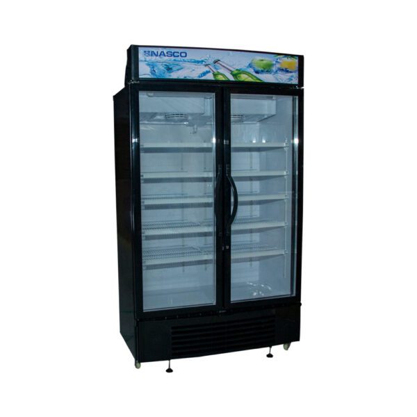 Affordable Nasco 1000 Litre Double Door Display Refrigerator NAS-CH1250-2DR