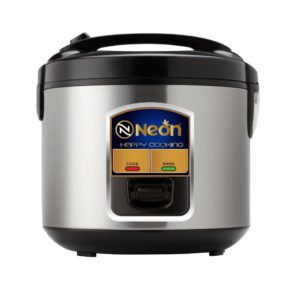 Neon Rice Cooker NRC-22 - 2.2 Litre Black/Silver