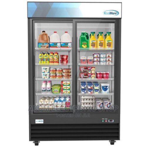 Novo 533L Double Door Display Fridge NV-580S Wardrobe