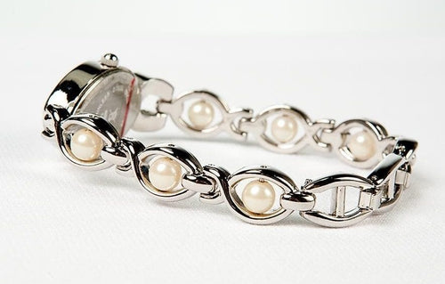 Avon Pearlesque Silver Ladies Watch
