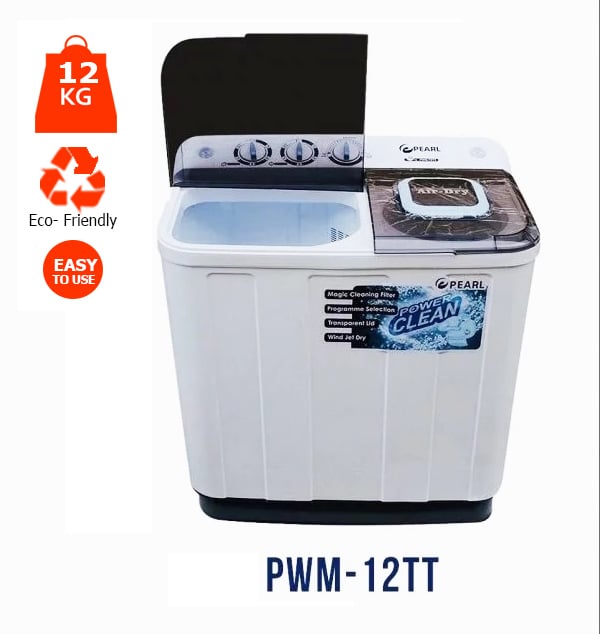 Pearl 12KG Twin tub Washing Machine Semi Automatic