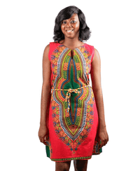 Dashiki Angelina Knee-Length Dress (LWPXDS002-083)