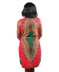 Dashiki Angelina Knee-Length Dress (LWPXDS002-083)