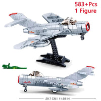 Armed fighter Helicopter Model Series Building Blocks Toy Military Combat KA50 airplane DIY Bricks Toy for Children Boys