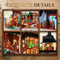 3867-Piece Medieval Village Building Blocks Set – Model Kit for Kids & Adults