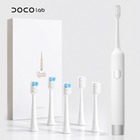 DOCO LAB Sonic Electric Toothbrush – 6 Modes, 5 Brush Heads, Rechargeable