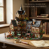 3867-Piece Medieval Village Building Blocks Set – Model Kit for Kids & Adults