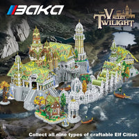 9-in-1 European Fairy Palace Building Blocks Set – DIY Model for Kids & Display