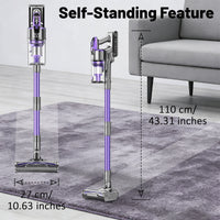Yanhama 650W Cordless Vacuum Cleaner – 75000Pa Suction, 70 Min Runtime