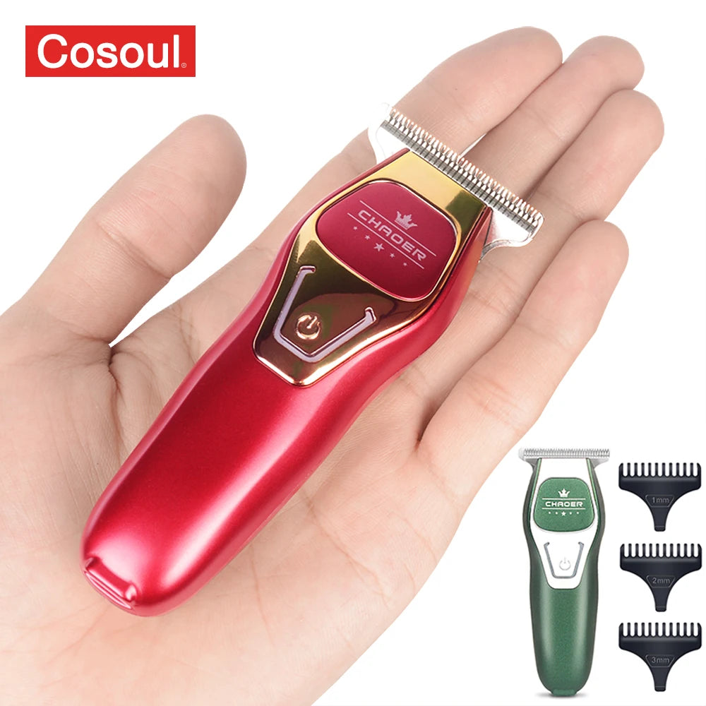 Mini Portable Electric Hair Clipper – Cordless Trimmer for Bald Head & Haircut