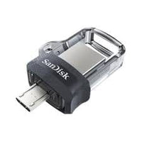 Sandisk Ultra Dual m3.0 USB 3.0 / micro-USB Flash Drive - 64GB Silver