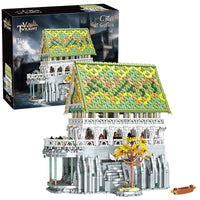 9-in-1 European Fairy Palace Building Blocks Set – DIY Model for Kids & Display