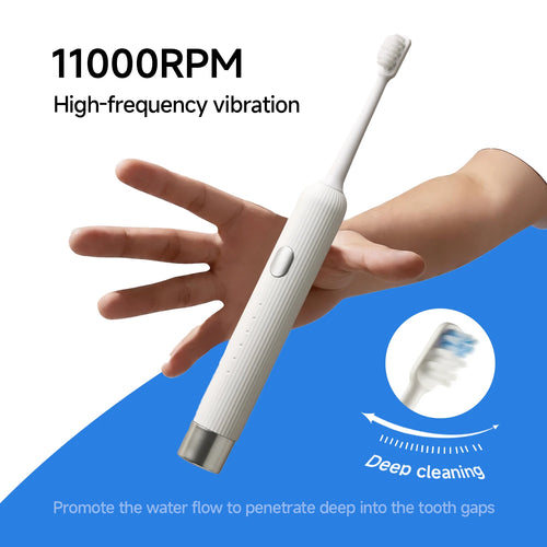 DOCO LAB Sonic Electric Toothbrush – 6 Modes, 5 Brush Heads, Rechargeable