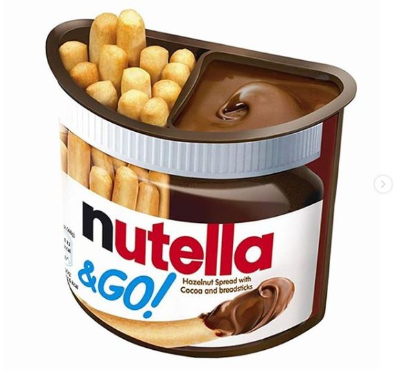 NUTELLA HAZELNUT SPREAD WITH COCOA AND BREADSTICKS (12 pieces)