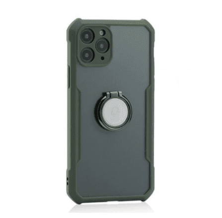 DURABLE GREEN STYLISHLY TOUGH CASE WITH RING IPHONE 11 PRO MAX
