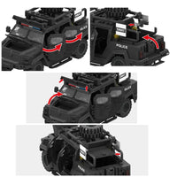Police Armored Vehicle Building Blocks Set – Off-Road Toy Car for Boys